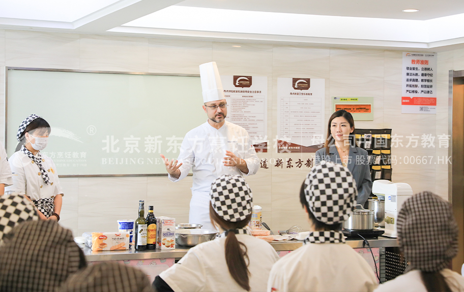 肏美女逼的视频网站北京新东方烹饪学校-学生采访